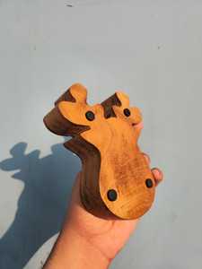 Recipiente de Madera con Forma de Reno Navideño para Velas, Marca Curio Craft |   Recipiente Rústico Hecho a Mano y Tazón Decorativo - Product Image 5