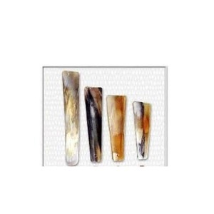 Cuchara para Zapatos Rectangular de Cuerno de Búfalo Natural, Ecológica, Hecha a Mano, Pulida, para Hombres, Mujeres y Niñas, Tamaño Personalizado, ILAHI's Uttar Antique - Product Image 4