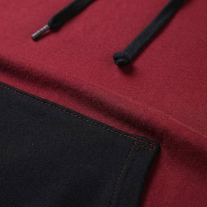 New Arrival Winter Solid <b>Men</b> Pullover Casual <b>Sleeveless</b> <b>Hoodie</b> 100% Cotton Fleece Fabric Breathable Eco-Friendly Adjustable Hood - Product Image 6
