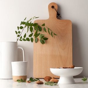Planche de préparation en bois pour la cuisine, surface de découpe durable pour la viande, les légumes, les fruits, le pain, le fromage et la présentation des aliments, utilisation à domicile ou à l'hôtel - Product Image 1