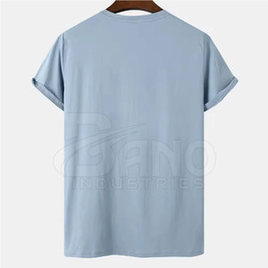 T-shirt décontracté pour homme de haute qualité, respirant, confort optimal, 100% coton, tissu en toile, fabriqué au Pakistan, best-seller - Product Image 2