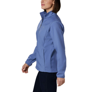 <b>Women</b> Softshell <b>Jacket</b> for Outdoor Activities Breathable Windproof Warm Comfortable <b>Lightweight</b> Zipper Closure Print Pattern - Product Image 4