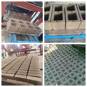 Maquinaria para Fabricar Bloques, Máquina de Bloques con Cambio de Patrón <span class=keywords><strong>Flexible</strong></span>, Máquina de Bloques Huecos QT40-2 de Alta Calidad - Product Image 4