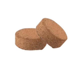 เม็ดโคโคพีทคุณภาพสูง EC ต่ำ มีความบริสุทธิ์ 95 เปอร์เซ็นต์ และขนาดเส้นผ่านศูนย์กลาง 4 ซม. สำหรับการปลูกพืชสวนและรากพืชที่แข็งแรง - Product Image 1