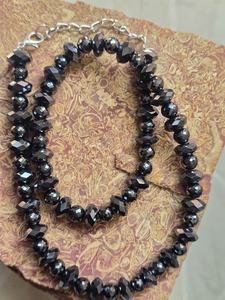 Perles de diamant moissanite noires, qualité AAA, facettées, pour la création de bijoux - Product Image 3