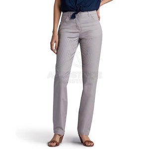 Pantalones Vaqueros de Mujer, Estilo Clásico, Tela Suave, Transpirables, Cintura Media, Corte Recto, Uso Casual, 100% Algodón, Costuras Duraderas - Product Image 4