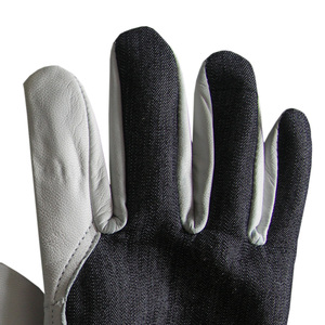 Genuine Cowhide Leather <b>Driver</b> <b>Gloves</b> for Heavy-Duty Work for Driving Safety <b>Gloves</b> for <b>Drivers</b> and Industries - Product Image 3