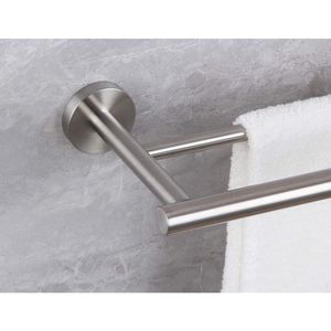 Portasciugamani Doppio da Parete in Acciaio Inox 304, Design Moderno, 23,6 Pollici, per Casa o Hotel - Product Image 4