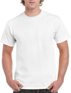 Men's <b>White</b> 100% Cotton T-Shirt Short Sleeve O-Neck Regular Fit Casual Solid Jersey Knitted Blank Design Quick Dry Breathable - Product Image 2