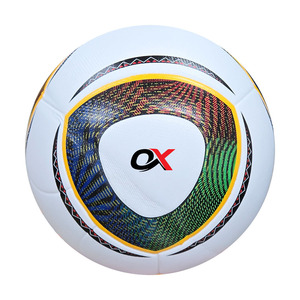 Ballon de football professionnel Oxva Industries taille 5 en cuir PU thermocollé pour matchs, ballon de football personnalisé - Product Image 1