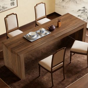 Tavolo da Pranzo Moderno Rettangolare con Piano in Pietra, Arredamento per Casa, Appartamento o Villa - Product Image 6