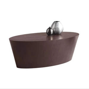 Mesa de Centro Vintage de Metal con Forma de Cono para Sala de Estar o Habitación de Invitados, Mesa de Centro Decorativa Redonda - Product Image 6