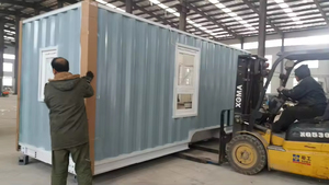 Prefabricated Steel Mini Trailer House Collapsible Portable Mobile Cargo Foldable Modern Outdoor <b>Unit</b> - Product Image 2