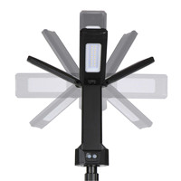 Nouvelle lampe de travail LED portable rechargeable 2000 lumens, étanche IPX4, avec trépied, aimant et crochet pour atelier, jardin et utilisation routière