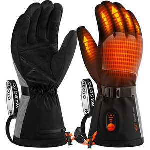 Guantes de Esquí de Dedo Completo, Spandex y Algodón, Cálidos, Flexibles, Transpirables, Cómodos, para Deportes al Aire Libre, Uso Casual en el Campus - Product Image 4