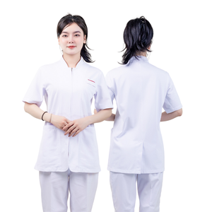 ชุดยูนิฟอร์มสปาสั้นลำลองสำหรับผู้หญิงชุดผ่าตัดผ้าคอตตอนแบบใหม่สำหรับผู้หญิงชุดเย็บปัก - Product Image 5