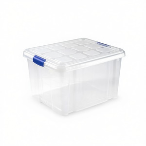 Scatole Originali in Plastica da 25 L Trasparenti Impilabili per Organizzazione Domestica - Product Image 2