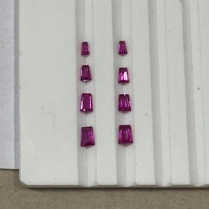 Pierres précieuses de rubis birman naturel se rétrécit Pierres précieuses de rubis en vrac Pierres coupées à la main Produit en vrac - Product Image 3