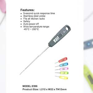 Thermomètre numérique à lecture instantanée avec écran LCD, réponse ultra rapide - Product Image 2