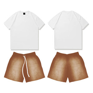 Ensemble décontracté deux pièces en coton pour homme, imprimé 3D, séchage rapide, motif graphique, streetwear d'hiver, vente en gros personnalisée - Product Image 4