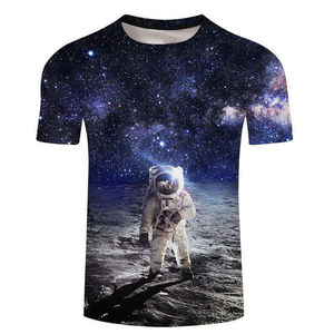 T-shirt de course pour homme, 100% polyester, protection solaire, séchage rapide, impression par sublimation - Product Image 2