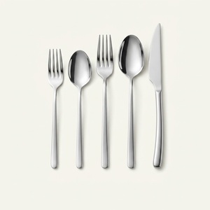 Ensemble de couverts dorés martelés en acier inoxydable, vente en gros pour hôtels, mariages, fêtes, restaurants, comprenant cuillères, fourchettes et couteaux - Product Image 2