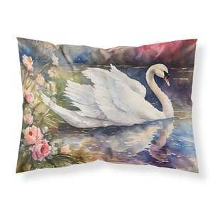 Taie d'oreiller standard Swan Taie d'oreiller légère super douce et facile d'entretien Taies de coussin décoratives - Product Image 1
