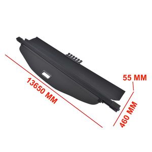 2010-2017 Chevy Equinox Terrain Sport Utility 4 Door Black Cargo Cover Rear Trunk Tonneau Shade for Security - Product Image 5