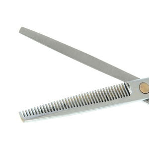 Tijeras Profesionales de Peluquería para Cortar y Entresacar Cabello, Acero Inoxidable VG10, Mango Plano, Dientes Planos, Herramienta de Belleza, Tijeras de Peluquería Afiladas - Product Image 4