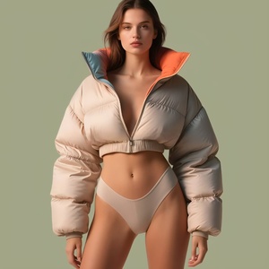 Customized Casual Wear Men's Puffer Jackets with <b>Stand</b> Collar Premium Quality Men Puffer Jacket Available in Different Colors - Product Image 4