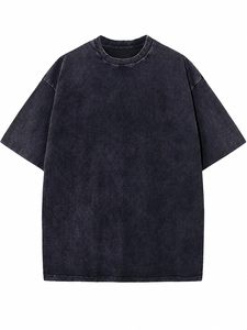 Camiseta de Hombre, Cuello Redondo, Manga Corta, Corte Regular, 100% Algodón, Antiarrugas, Secado Rápido, Transpirable, Informal, Tejido de Punto, 280g, Digital - Product Image 2