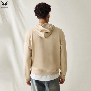Sudaderas con Capucha Estilo Urbano para Hombre, Sudaderas Extra Grandes, Proveedor OEM/ODM de Moda Personalizada en Color Sólido con Contraste, Ropa con Capucha para Hombre - Product Image 2
