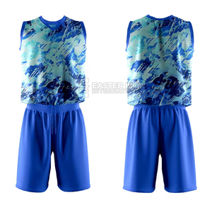 Tenue d'entraînement de volley-ball de dernière conception fabriquée en usine, uniforme de volley-ball de couleur unie - Product Image 4