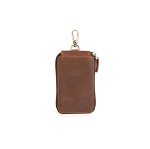 Genuine Leather Foldable <b>Card</b> <b>Holder</b> Fold Closure Fashion Unisex <b>Wallet</b> Short Length Durable Design Large Capacity - Product Image 1