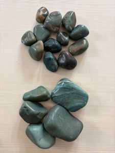 หินมอสอาเกตสีเขียวธรรมชาติขัดเงาสำหรับจัดสวน ปูพื้นภายนอก ตกแต่งสวนสาธารณะ สำหรับห้องนอน ห้องครัว ห้องรับประทานอาหาร - Product Image 3