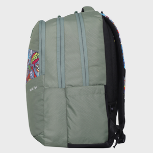 Sac à dos pour ordinateur portable Arctic Fox Buffoon pour étudiants et bureau, Oxford imperméable avec port USB, style décontracté moderne - Product Image 5