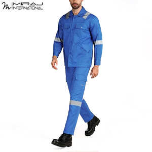 Ropa de Trabajo Resistente y Cómoda con Paneles Reflectantes para Construcción y Mantenimiento, Uniforme Industrial Multibolsillos - Product Image 2