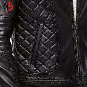 High Quality Men's Cowhide Genuine Leather Waterproof Breathable <b>Mandarin</b> <b>Collar</b> Winter Fashion <b>Jacket</b> New Design Best Price - Product Image 6