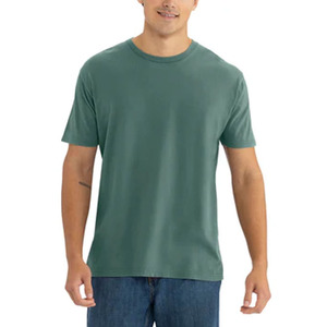 เสื้อยืดผู้ชาย แขนสั้น ผ้าฝ้ายผสม ระบายอากาศได้ดี เนื้อผ้านุ่ม สวมใส่สบาย เหมาะสำหรับฤดูร้อน ใช้ได้ทุกวัน ออกกำลังกาย กิจกรรมกลางแจ้ง และการเดินทาง - Product Image 1