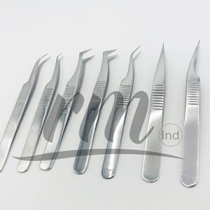 ขนตาปลอมแหนบต่อขนตาปลอมทำจากสเตนเลสที่มีเพชรปริมาณสูงโลโก้ได้ตามต้องการแบบ RMET17007 - Product Image 1