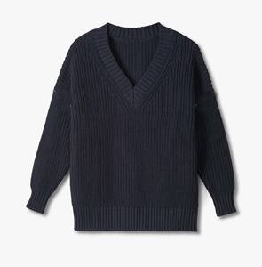 Suéter de Punto Texturizado para Mujer - Jersey Cálido con Estampado para Invierno - Jersey de Alta Calidad, Suave, de Color Sólido y Transpirable - Product Image 4