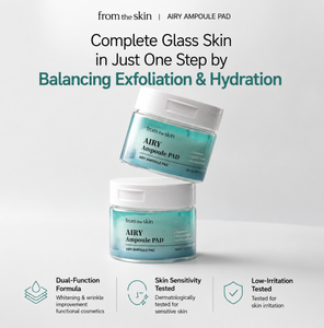 [FROM THE SKIN] Airy Ampoule Pad 60 Pads 150ml |   Discos Exfoliantes e Iluminadores |   Cosmética Coreana Antienvejecimiento |   Todo Tipo de Piel - Product Image 4