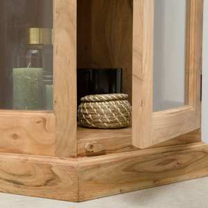 Vitrina esquinera Vandana Maxima Flux en madera de acacia - Product Image 5