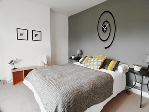 Reloj de Pared Moderno de Metal con Diseño de Espiral Circular, Reloj Contemporáneo Minimalista, Decoración para Comedor, Decoración de Pared para Interiores del Hogar - Product Image 2