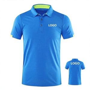 เสื้อกอล์ฟผู้ชายแบบสั้น แห้งเร็ว พิมพ์ลายแบบซับลิเมชั่น ไซส์ใหญ่ สำหรับสกรีนลาย - Product Image 5