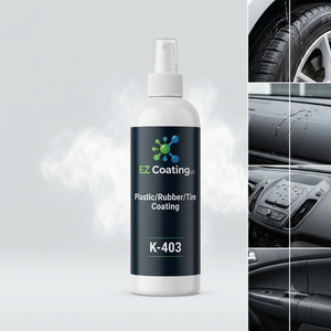 EZ Coating LLC K-403 Plastic <b>Rubber</b> Tire Coating Liquid For Car Protection <b>Spray</b> Application - Product Image 3