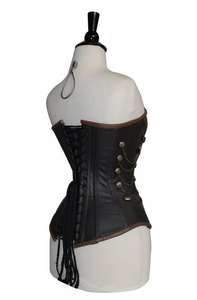 Women's <b>Corset</b> Tops Sexy Overbust Shapewear Modern leather <b>Corset</b> for Plus Size Breathable Feature - Product Image 5