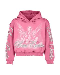 Pink Winter Streetwear Custom Zip Knitted Eco-Friendly Hoodie Unisex Oversized <b>Thick</b> <b>Fleece</b> Soft Comfortable OEM ODM Premium - Product Image 1