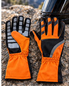 Guantes de Carreras Ligeros e Impermeables para Hombre, con Protección de Nudillos, Antideslizantes, de PU, para Motocicleta y Motocross, con Pantalla Táctil y Cierre de Gancho y Bucle - Product Image 6