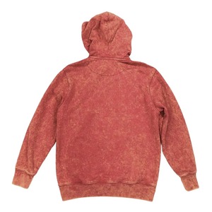 Sweat-shirt à capuche pour homme, coupe classique, 100% coton, French Terry, teint en pièce, rouge uni, décontracté, streetwear d'hiver, 300g, séchage rapide - Product Image 2
